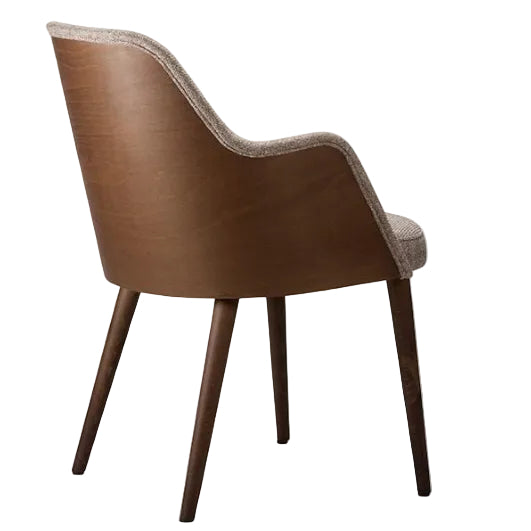 Opal Wooden Upholstered Armchair