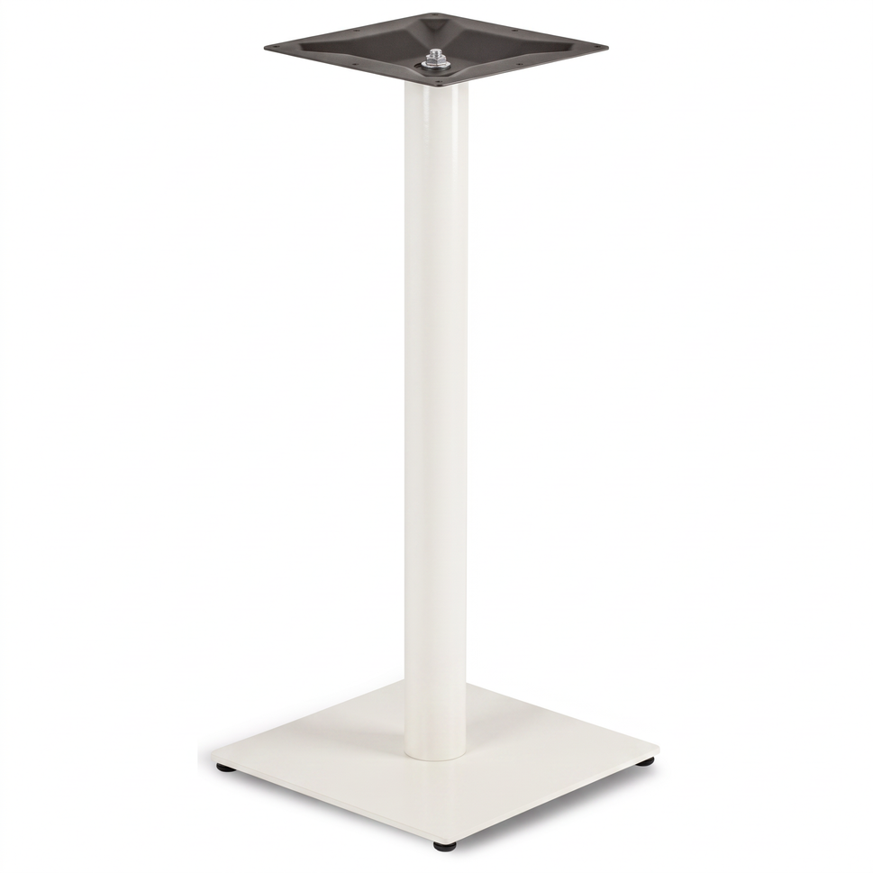 Profile Small Square Cast Iron Table Base - Powdercoated