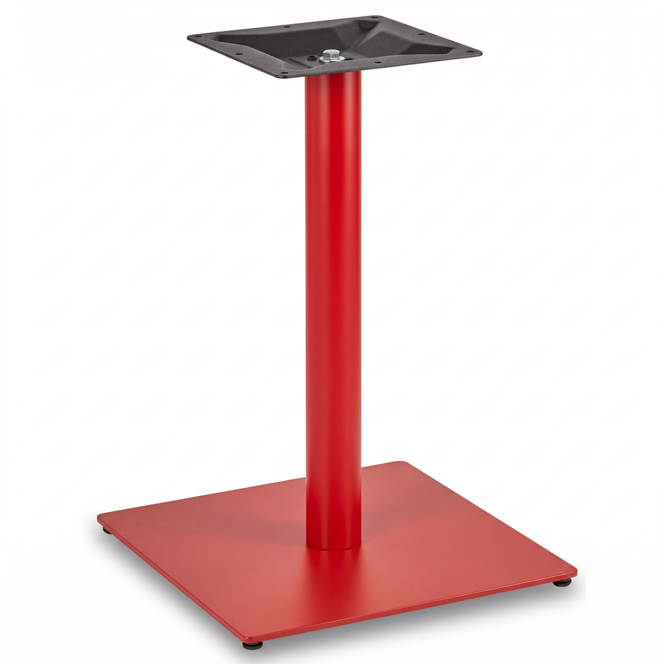 Profile Large Square Cast Iron Table Base - Powdercoated