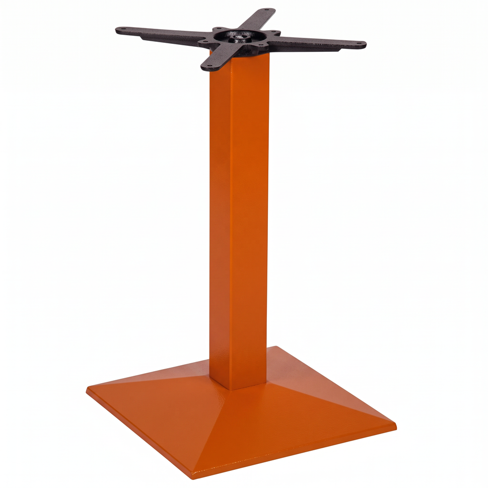 Pyramid Square Cast Iron Table Base - Powdercoated