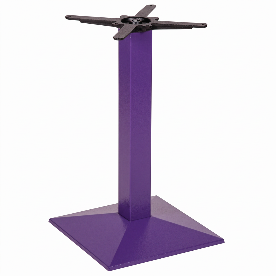 Pyramid Square Cast Iron Table Base - Powdercoated