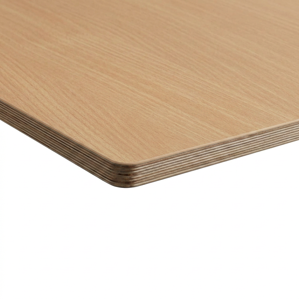 Pure Beech Ply Edge Effect LaminateTable Top - 25mm