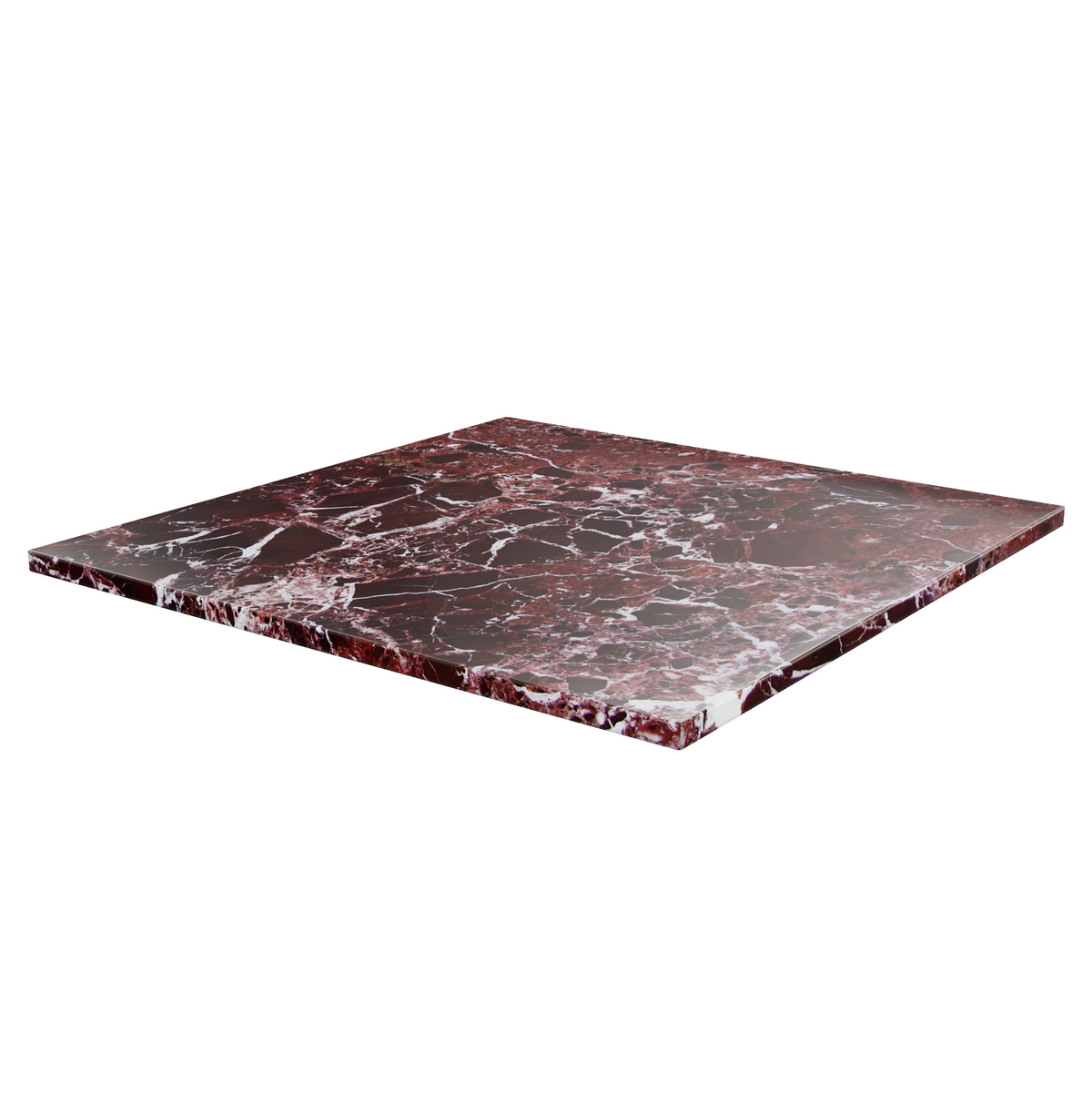 Rosso Levanto Real Marble Restaurant Table Top - 20mm