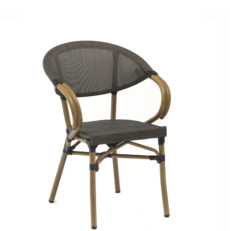Elena Outdoor Bistro Stacking Side Chair