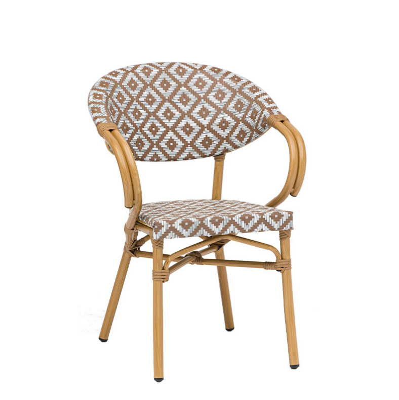 Elena Outdoor Bistro Stacking Side Chair