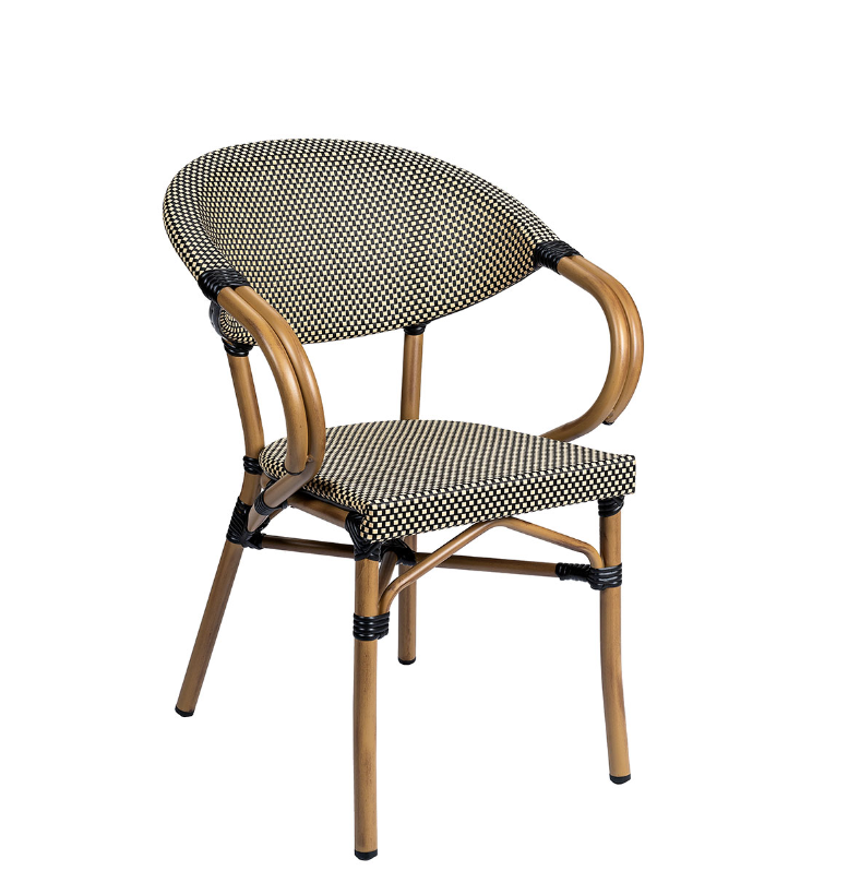 Elena Outdoor Bistro Stacking Side Chair