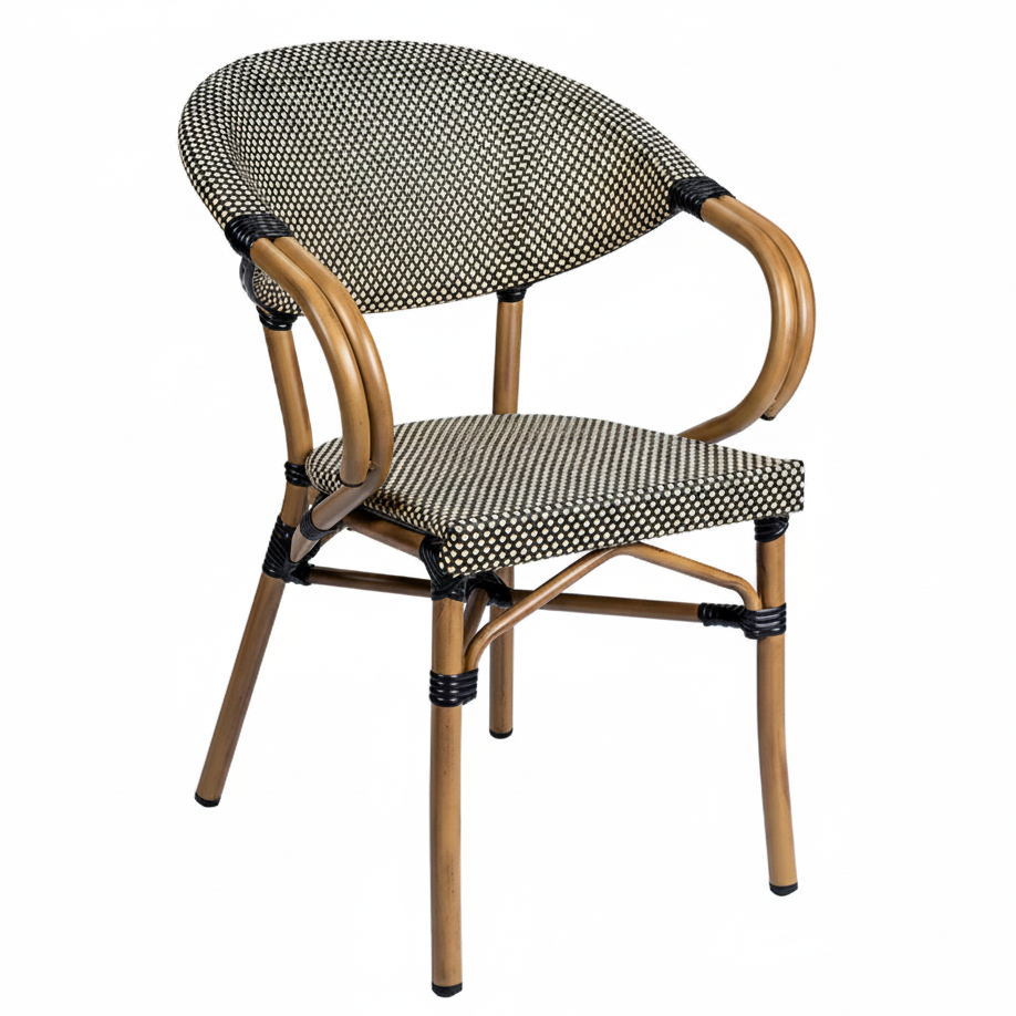 Elena Outdoor Bistro Stacking Side Chair