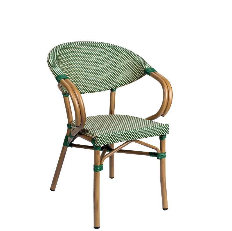 Elena Outdoor Bistro Stacking Side Chair