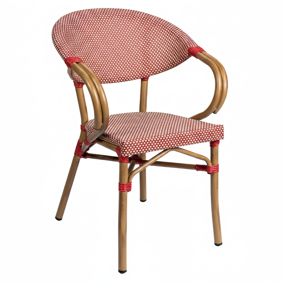 Elena Outdoor Bistro Stacking Side Chair