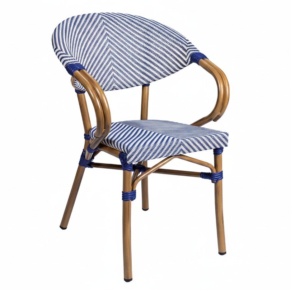 Elena Outdoor Bistro Stacking Side Chair