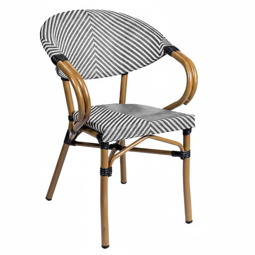 Elena Outdoor Bistro Stacking Side Chair