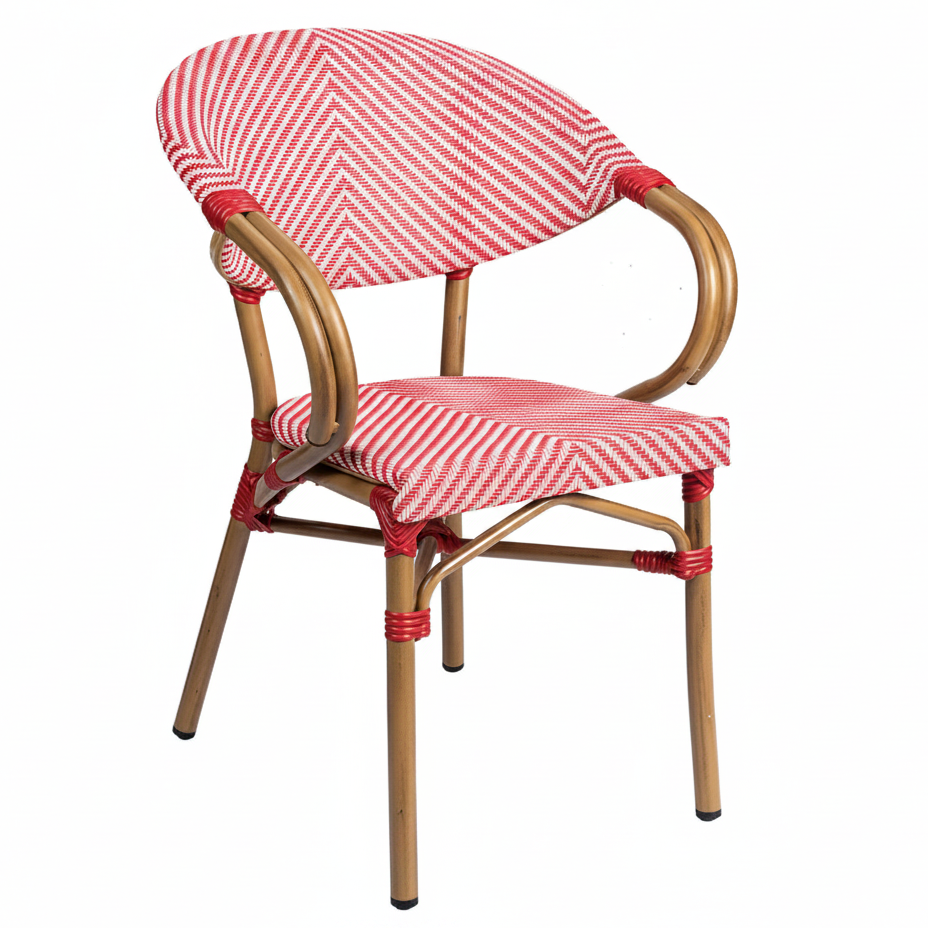Elena Outdoor Bistro Stacking Side Chair