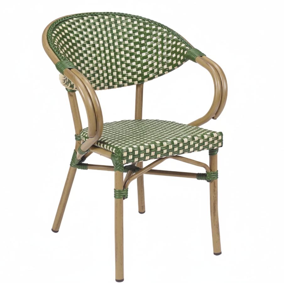 Elena Outdoor Bistro Stacking Side Chair