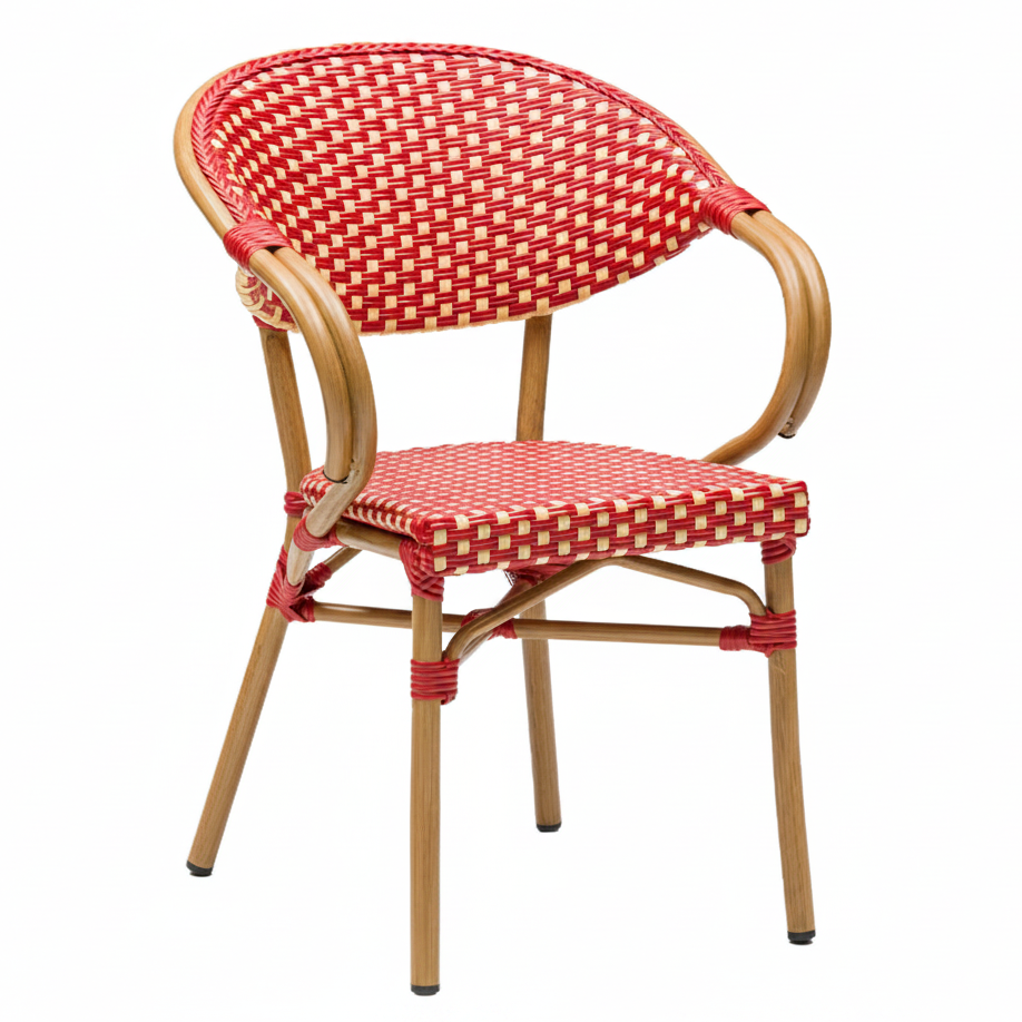 Elena Outdoor Bistro Stacking Side Chair