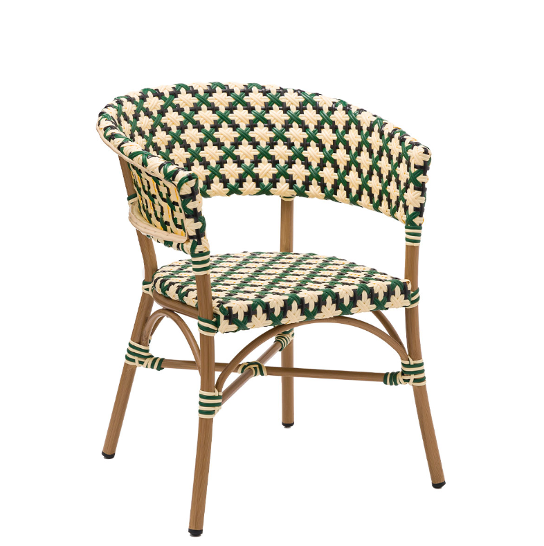 Rose Outdoor Stacking Bistro Armchair