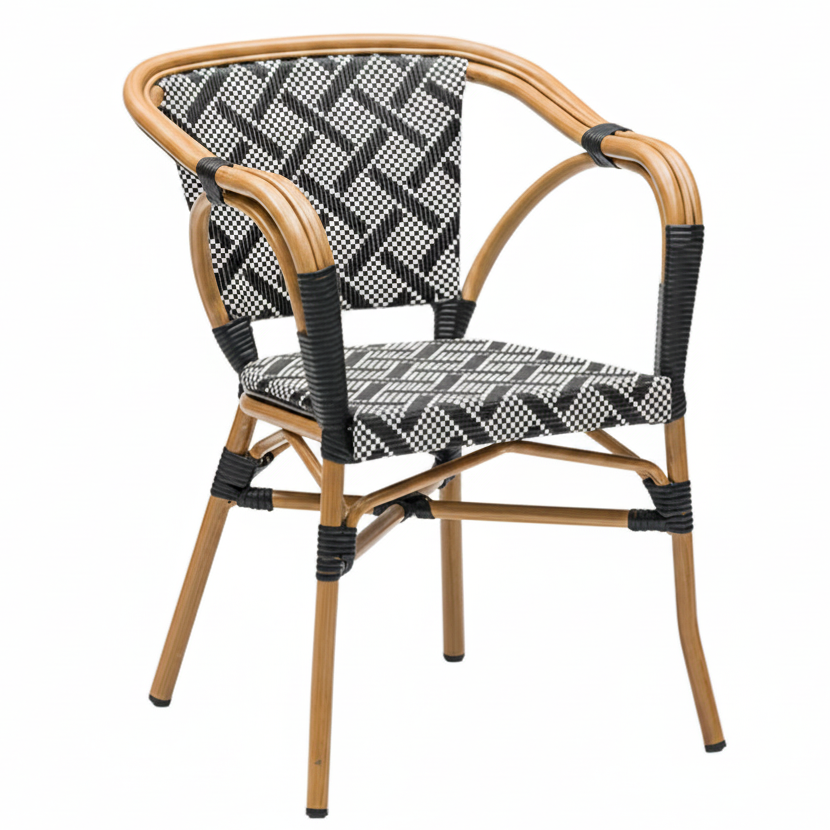 Elisseos Outdoor Bistro Stacking Armchair