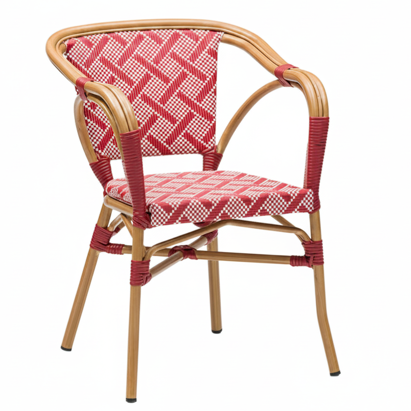 Elisseos Outdoor Bistro Stacking Armchair