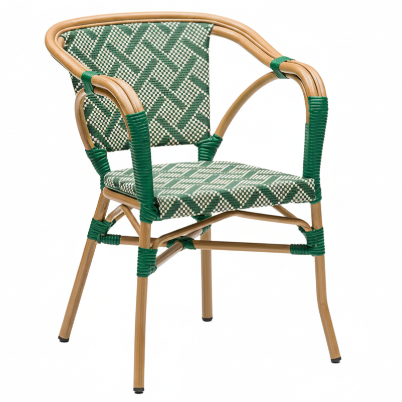 Elisseos Outdoor Bistro Stacking Armchair