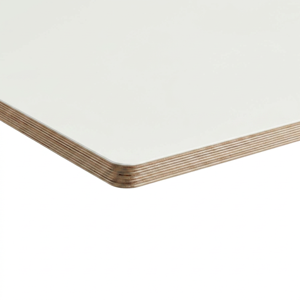 Sheer White Laminate Table Top - 25mm