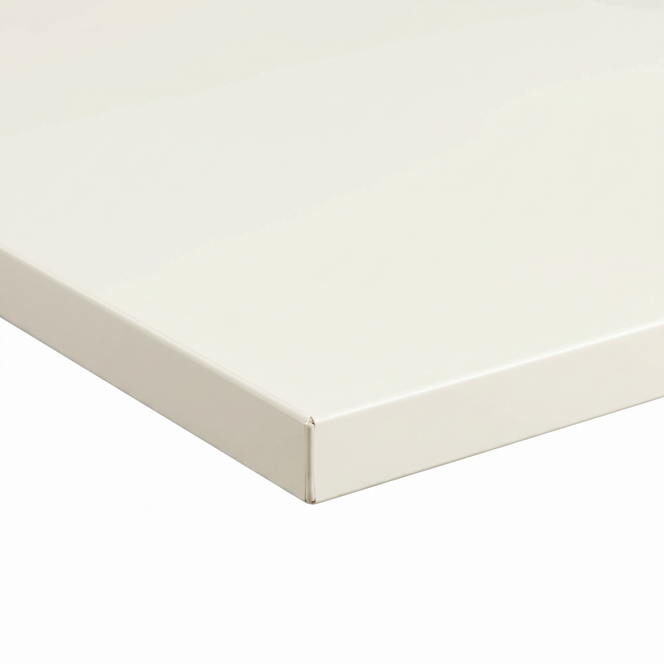 Signal White Laminate Table Top - 25mm