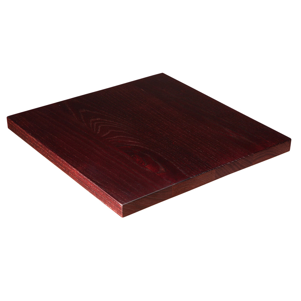 Mahogany Ash Stained Solid Wood Table Top - 25mm