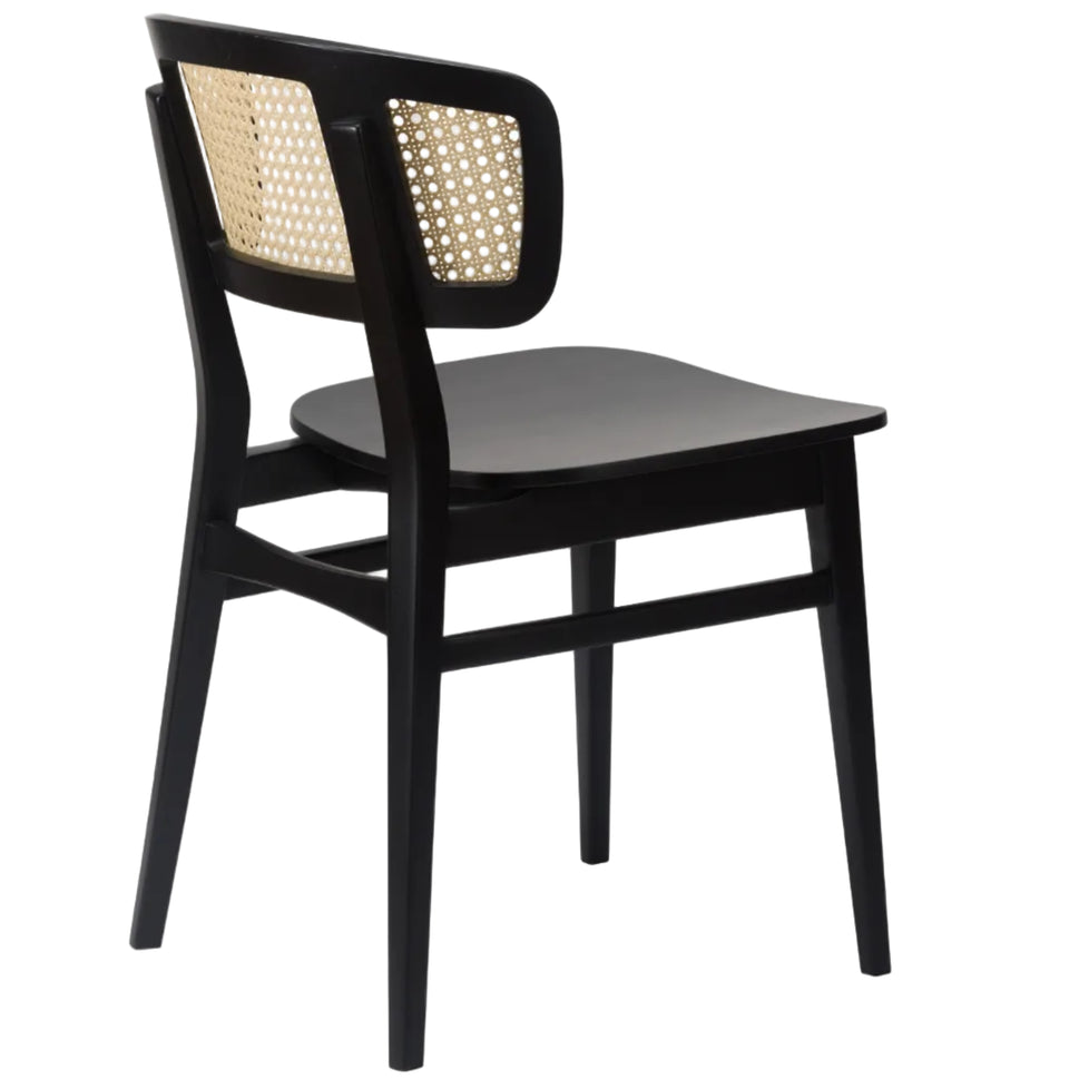 Sophia Rattan Effect Upholstered Side Chair