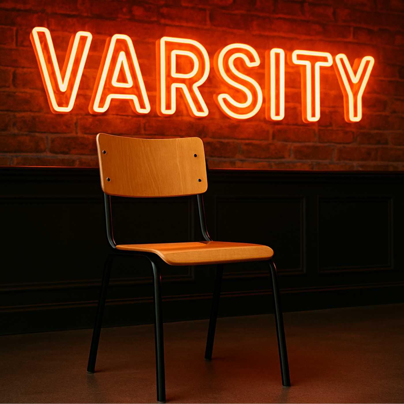 Varsity Industrial Metal Side Chair