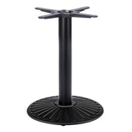 Crewe Small Round Black Cast Iron Table Base