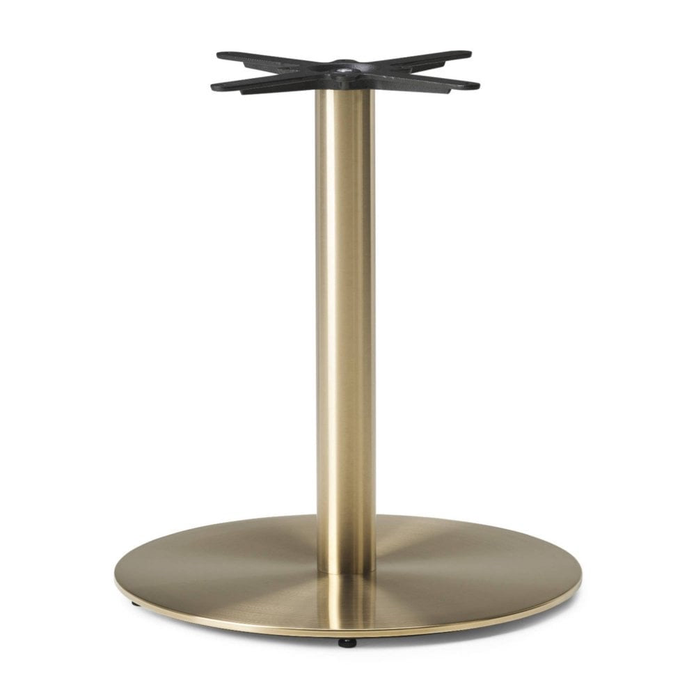Cava Round Champagne Gold Table Base - Large