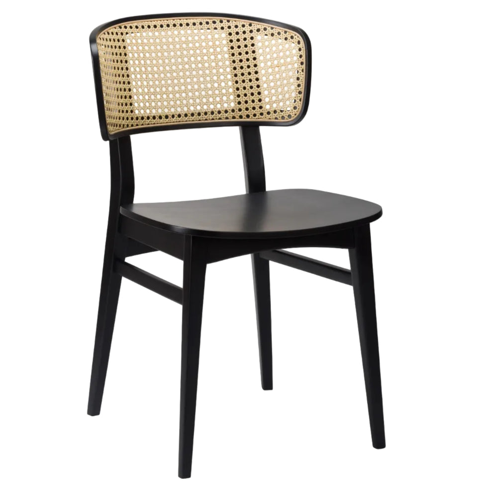 Sophia Rattan Effect Upholstered Side Chair
