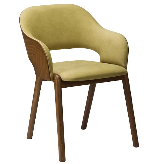 Lane Wooden Upholstered Armchair