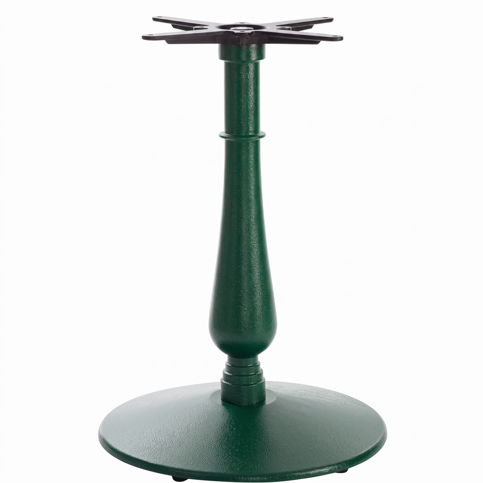Manor Medium Candelabra Black Cast Iron Table Base - Powdercoated