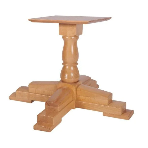 Cannon Medium Solid Wood Table Base