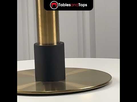 Harrow S Brass Black Table Base - Large