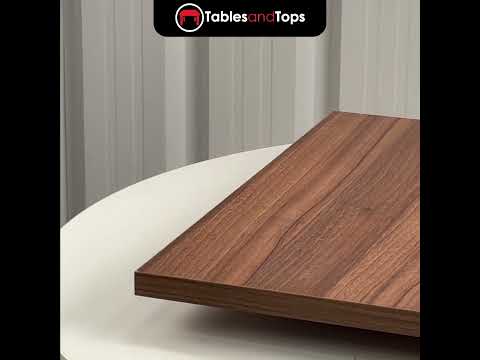 Tobacco Walnut Restaurant Table Top - 25mm