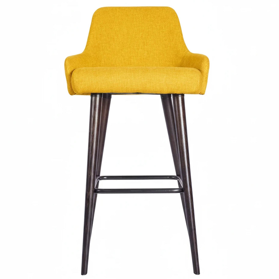 Camden Wooden Upholstered Bar Stool