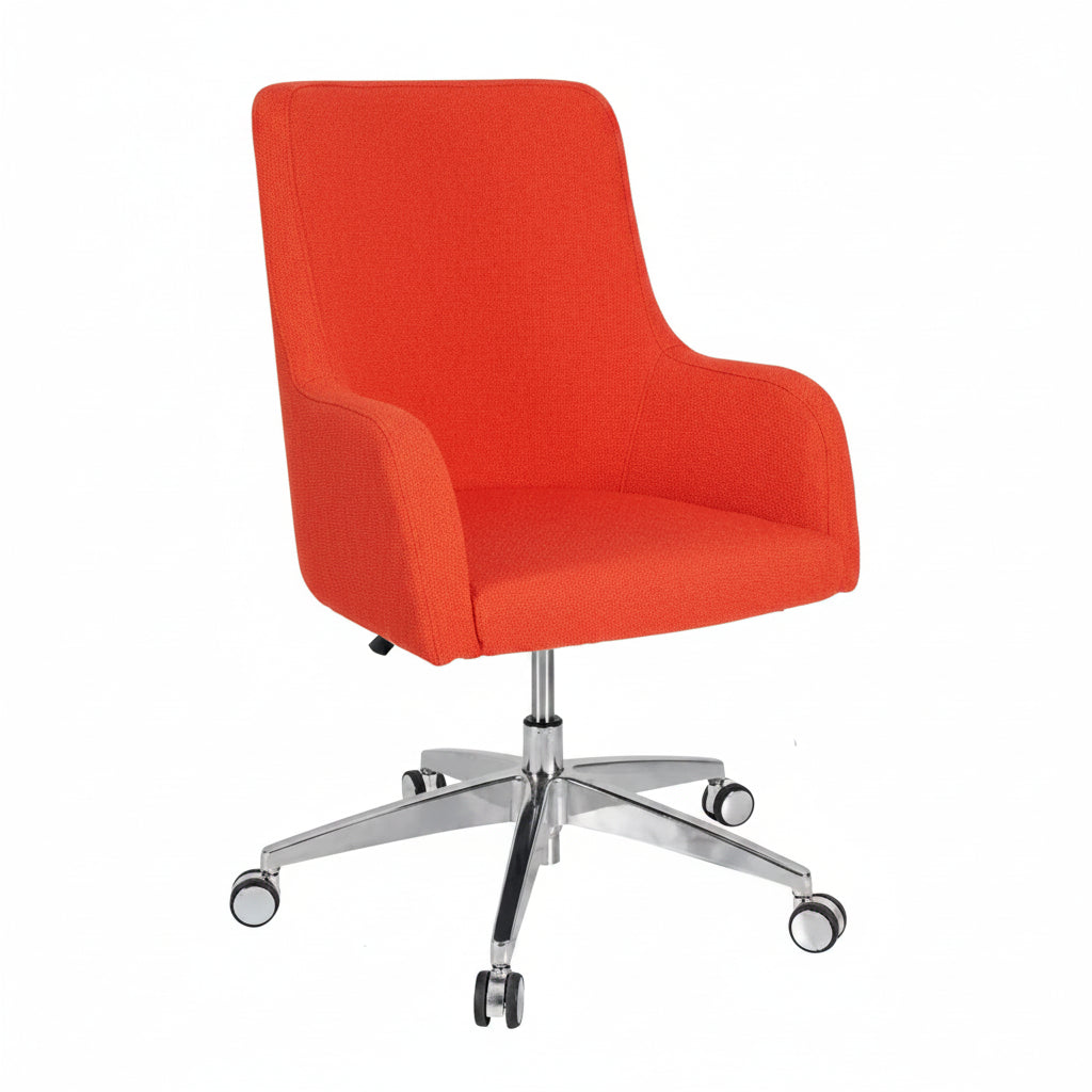 Huntington Highback Armchair Chrome Swivel Task Chair