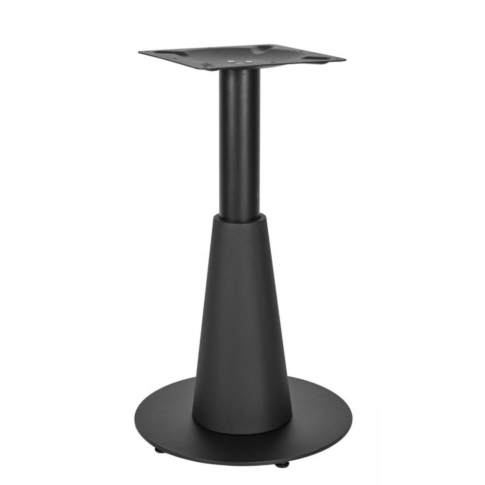 Ares Black Round Table Base - Small
