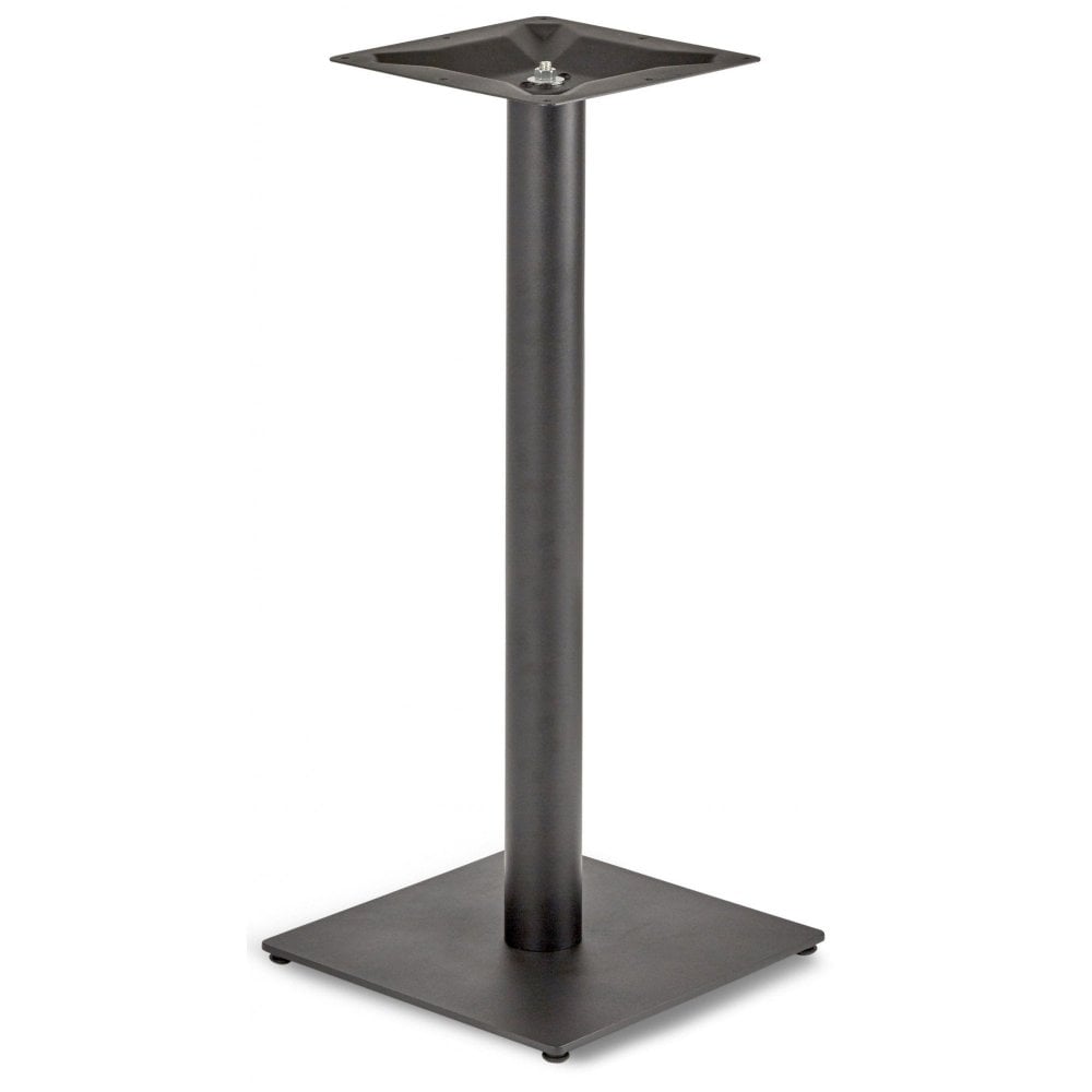 Profile Small Square Cast Iron Table Base - Powdercoated