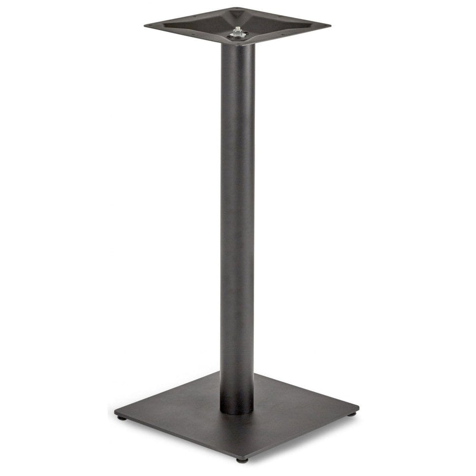 Profile Small Square Cast Iron Table Base - Powdercoated