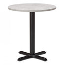 Switch Zonda Metal Base Pedestal Round Table with Wood Top 600mm 2 image