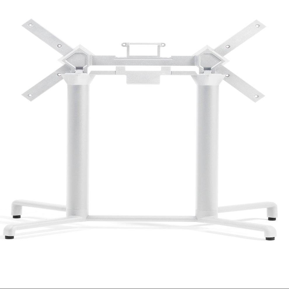 Scudo Fliptop Bistro Twin Pedestal Outdoor Table Base