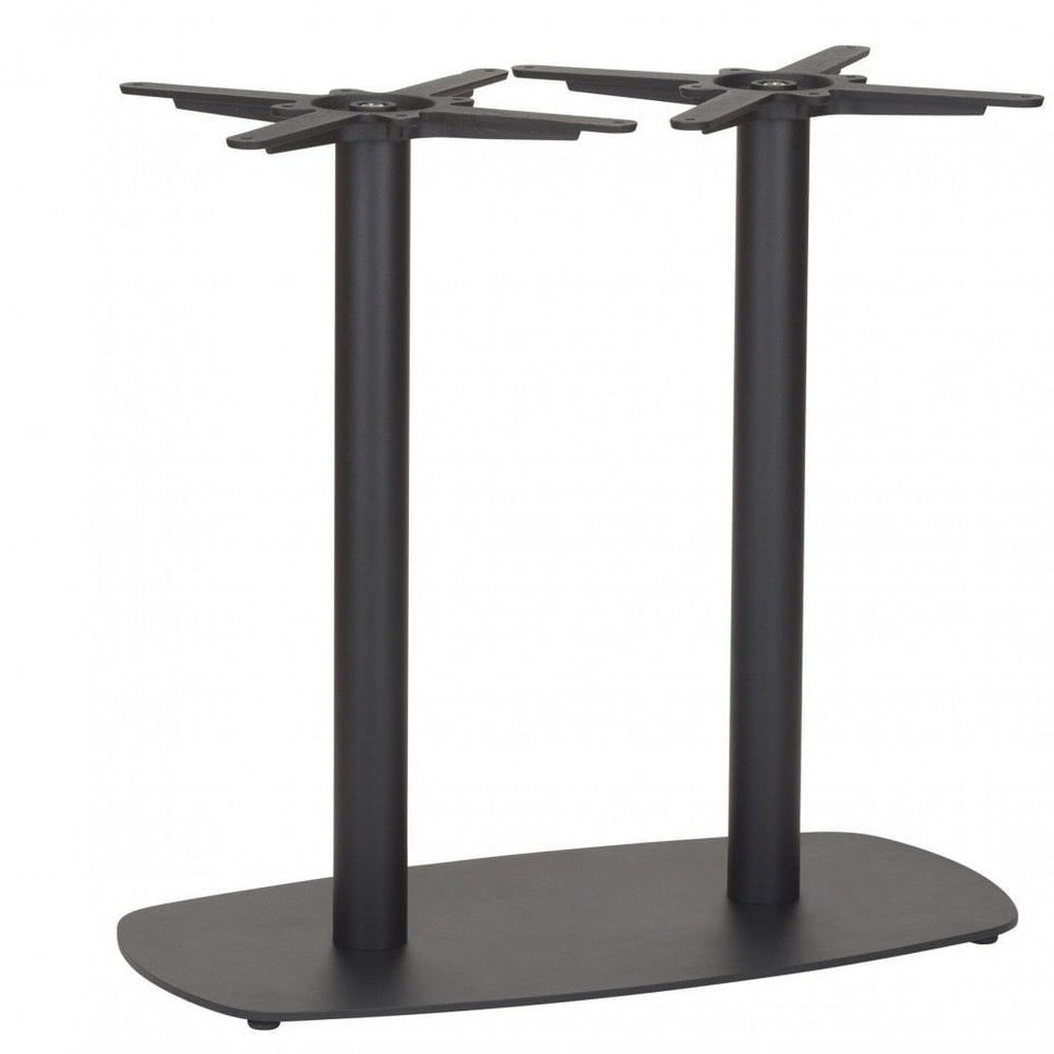 Vega Twin Pedestal Rectangle Cast Iron Table Base