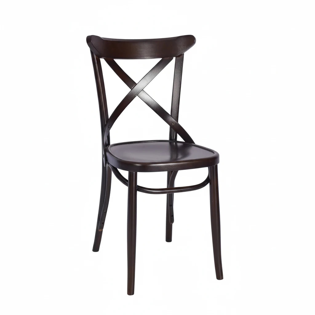 Victoria Bentwood Wooden Upholstered Side Chair