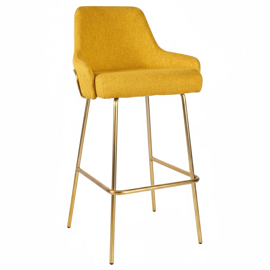 Camden Metal Upholstered Bar Stool