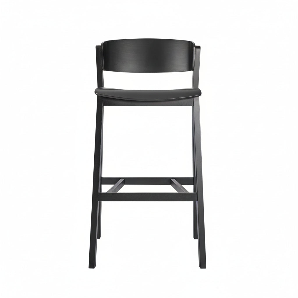Latte Wooden Bar Stool