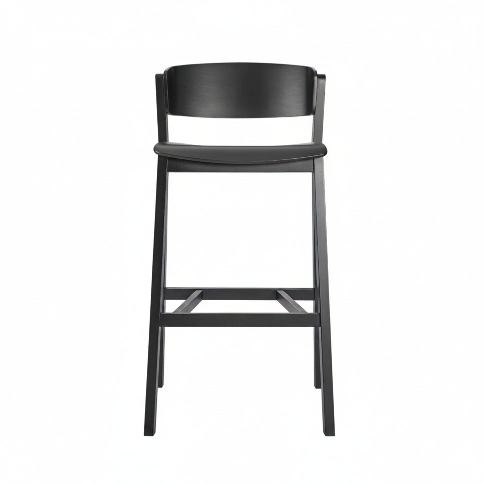 Latte Wooden Bar Stool