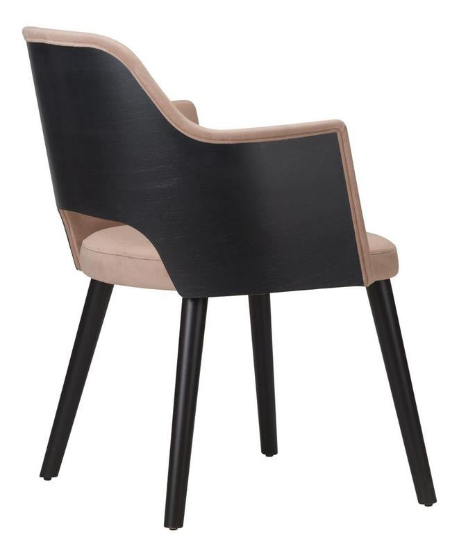Cirrus Wooden Upholstered Armchair
