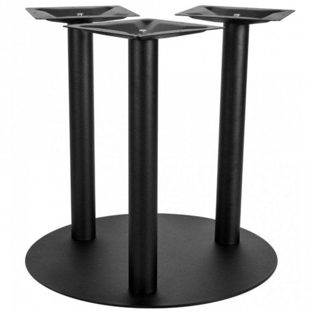 Profile Extra Large Black Round Table Base - Powdercoated