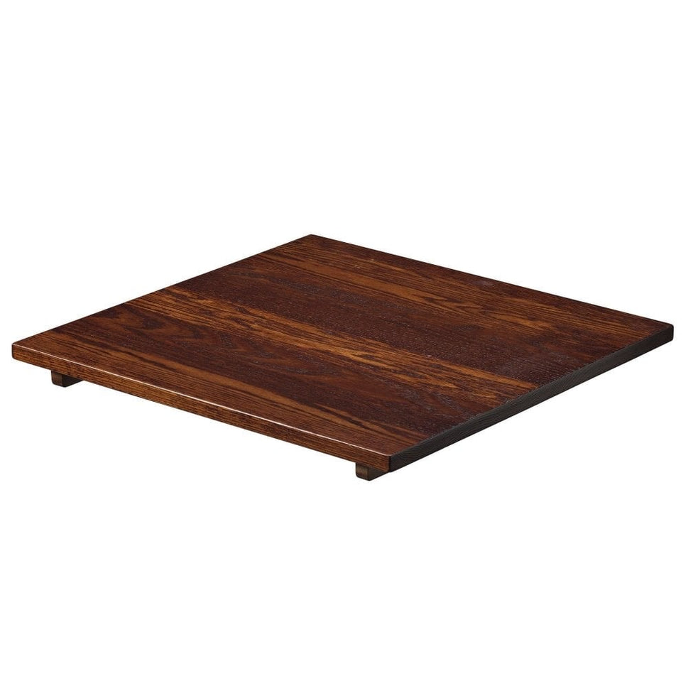 Bella Noce Walnut Stain Solid Ash Restaurant Table Top - 25mm